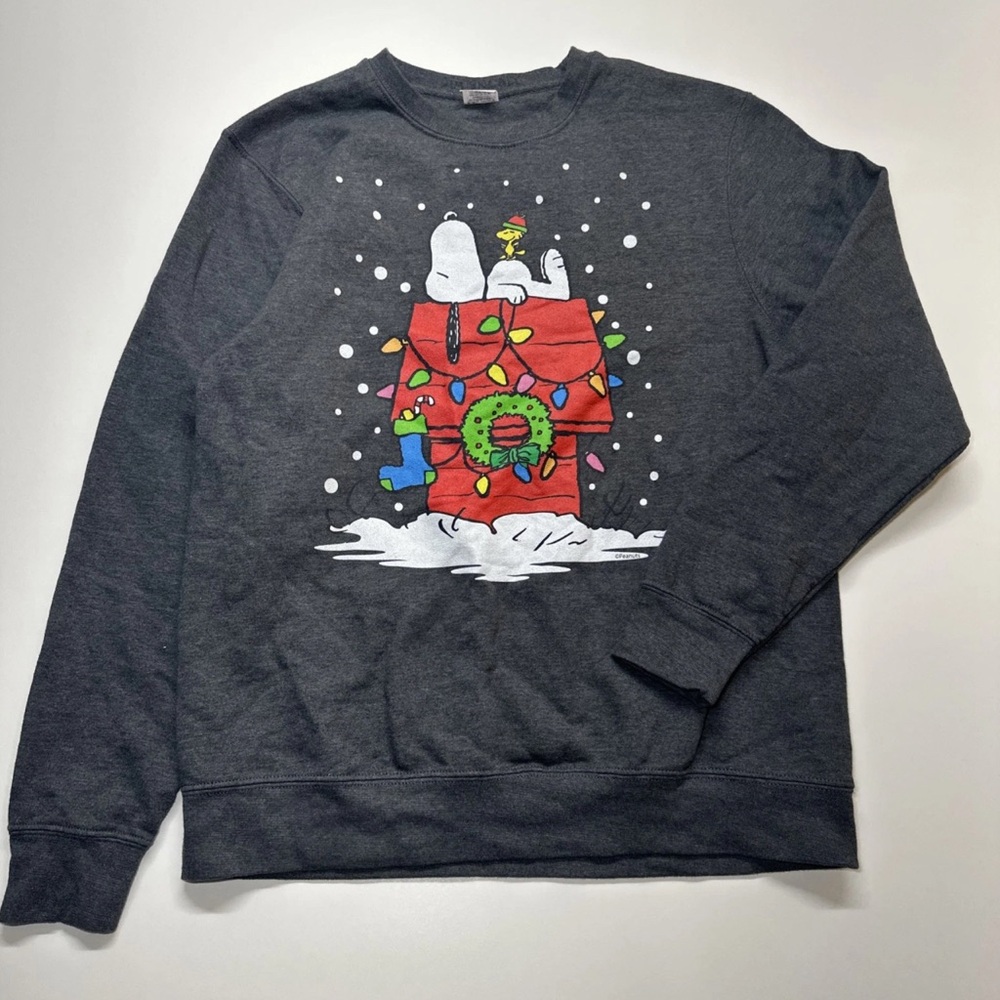 Peanuts Snoopy Christmas Men's Crewneck Sweater